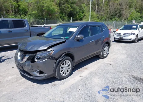 2015 Nissan Rogue S from USA, damaged, VIN KNMAT2MV9FP564744